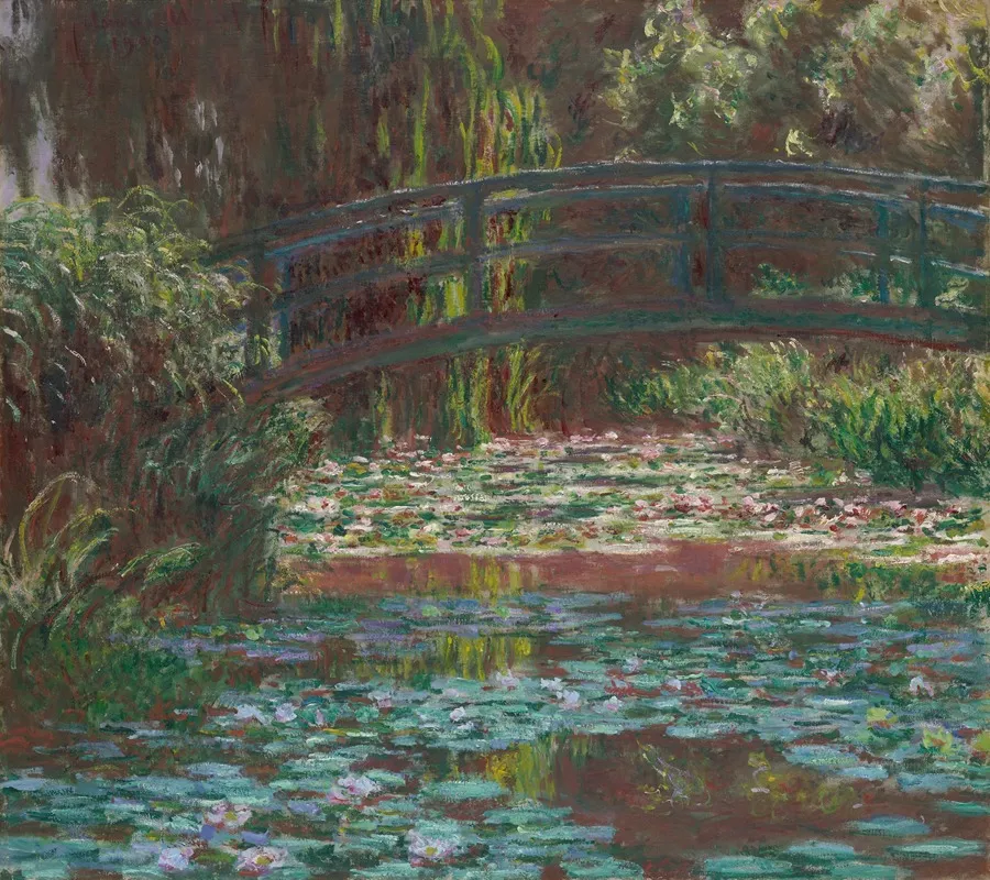 Water Lily Pond by Claude Monet - Canvas Print