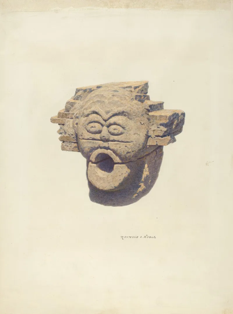 Water Spout 2 by Raymond E. Noble - Canvas Print