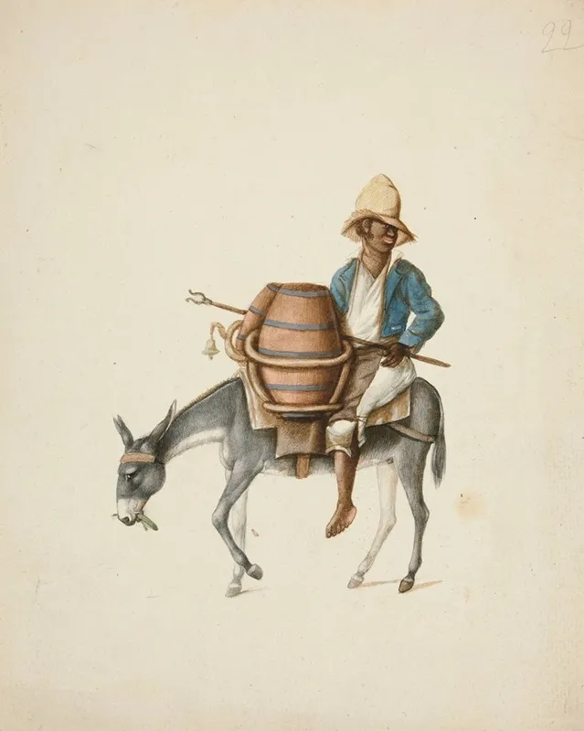 Water Vendor 2 by Francisco Fierro - Canvas Print