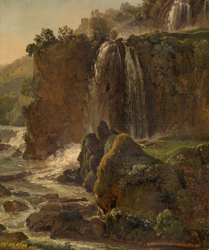 Waterfall At Tivoli by Simon Denis - Canvas Print