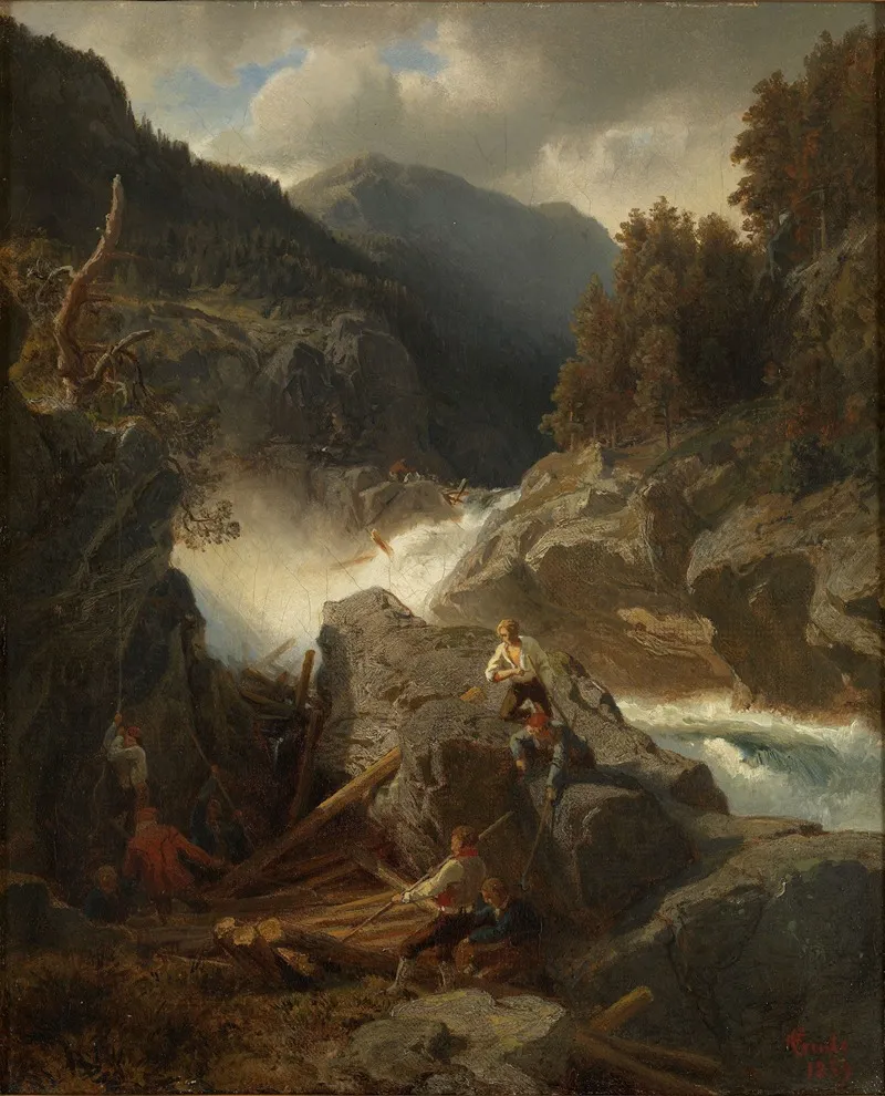 Waterfall In Hallingdal 2