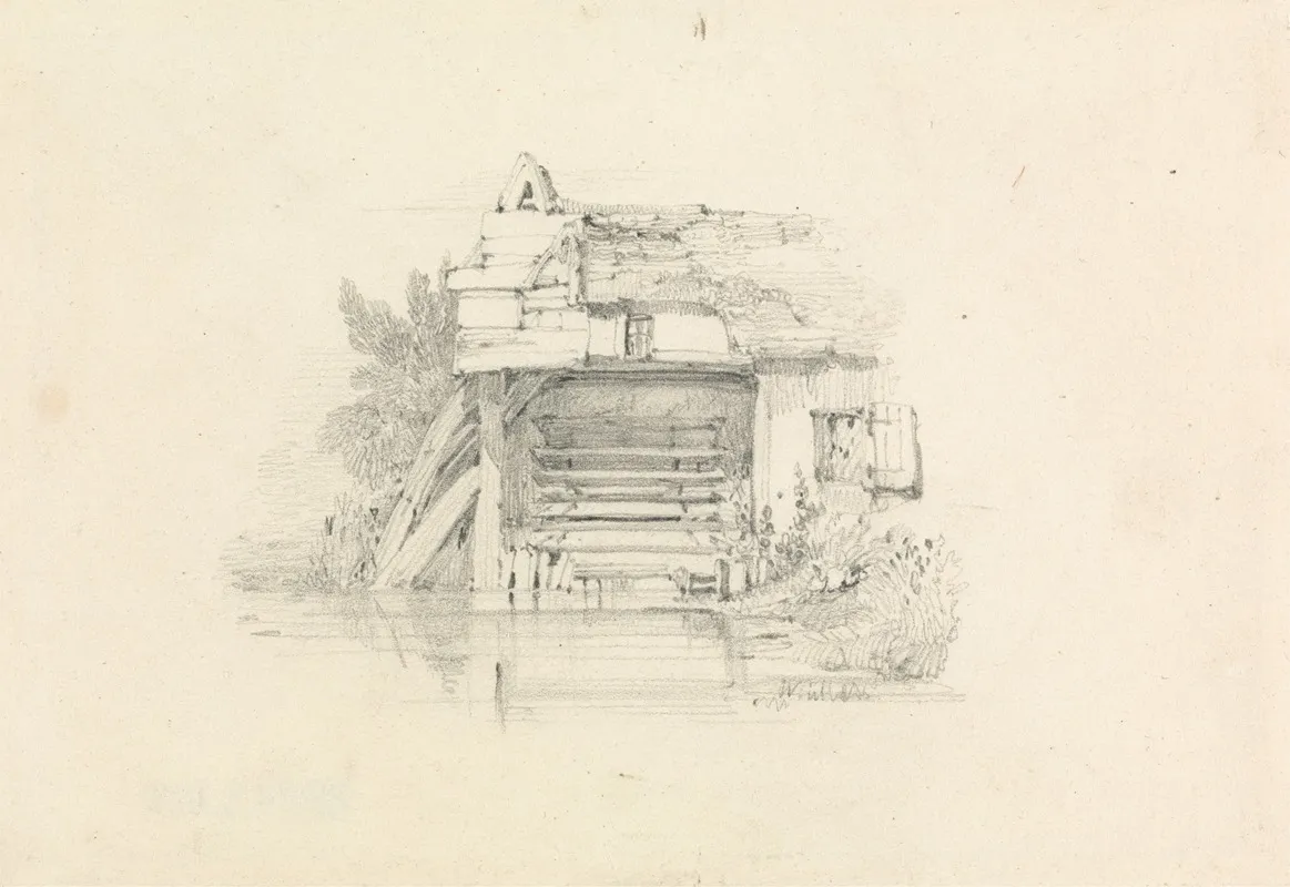 Watermill 2 by William Callow - Canvas Print