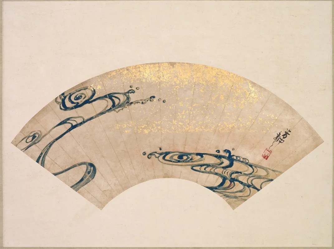 Waves 4 by Hōchū Nakamura - Canvas Print