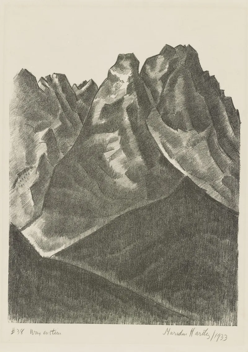 Waxenstein 3 by Marsden Hartley - Canvas Print