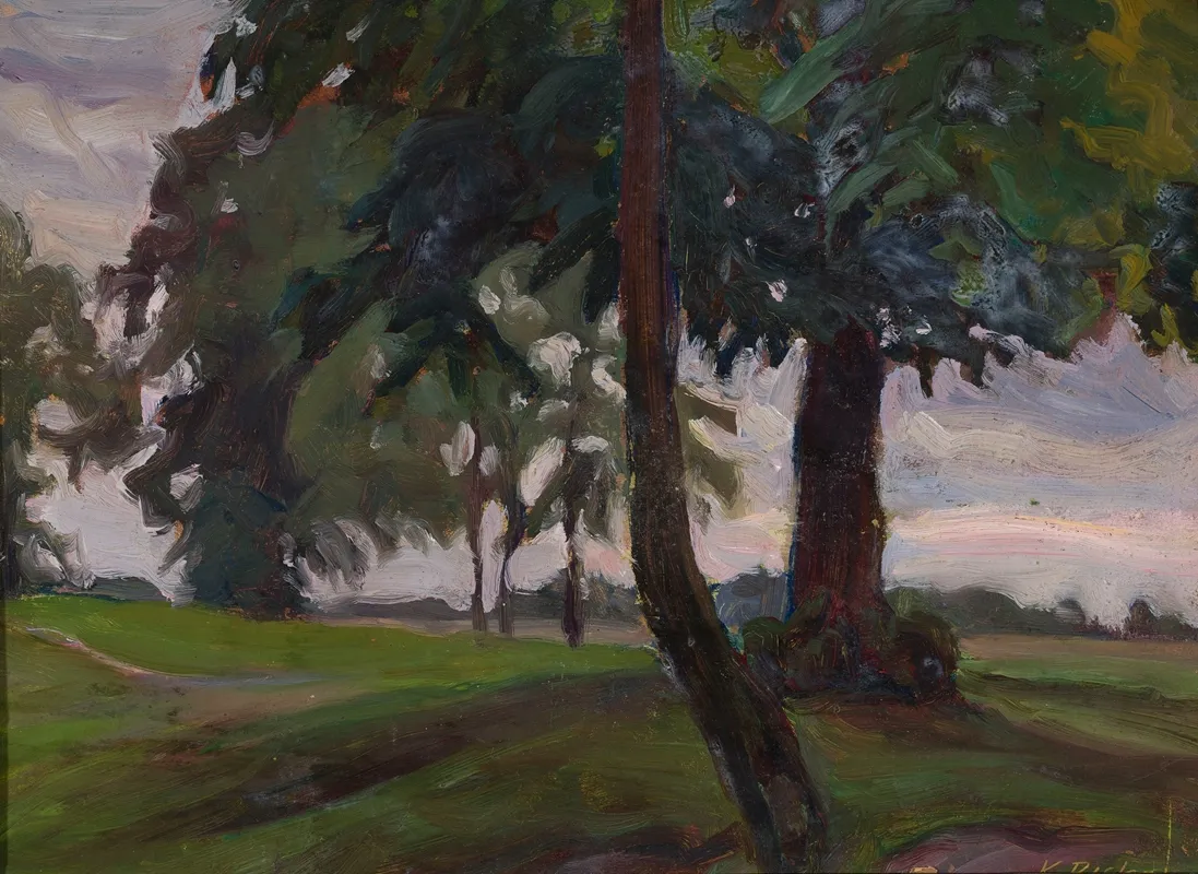 Wayside Trees by Karol Biske - Canvas Print