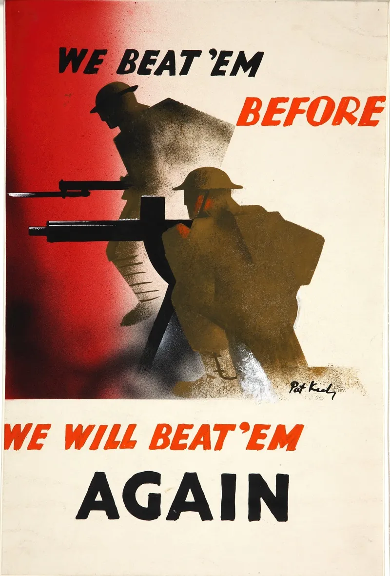 We Beat Em Before We Will Beat Em Again 2 by Pat Keely - Canvas Print