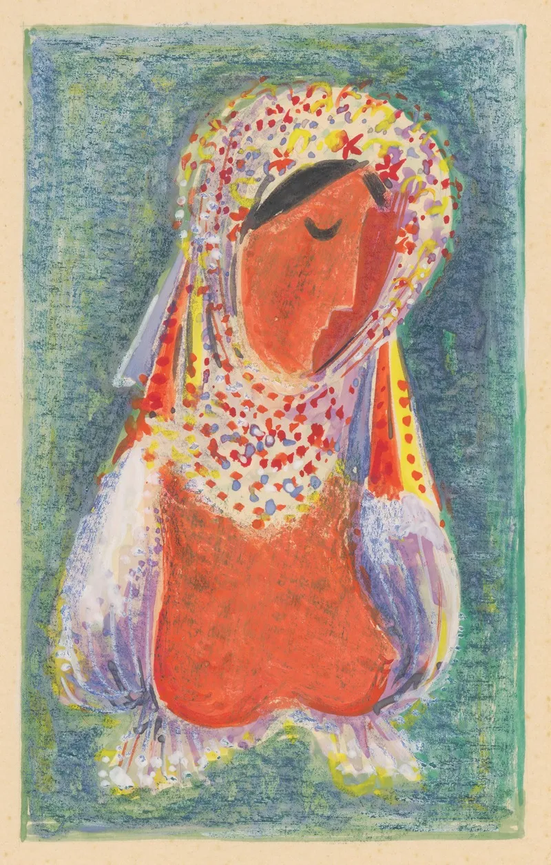 Wearing A Folk Costume