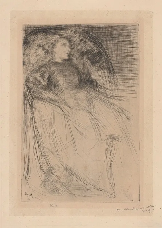 Weary 3 by James Abbott McNeill Whistler - Canvas Print