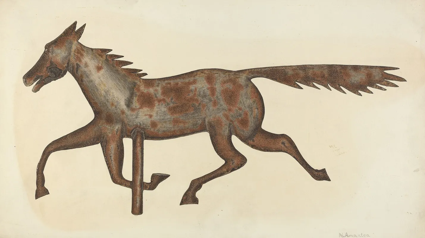 Weather Vane Horse 4