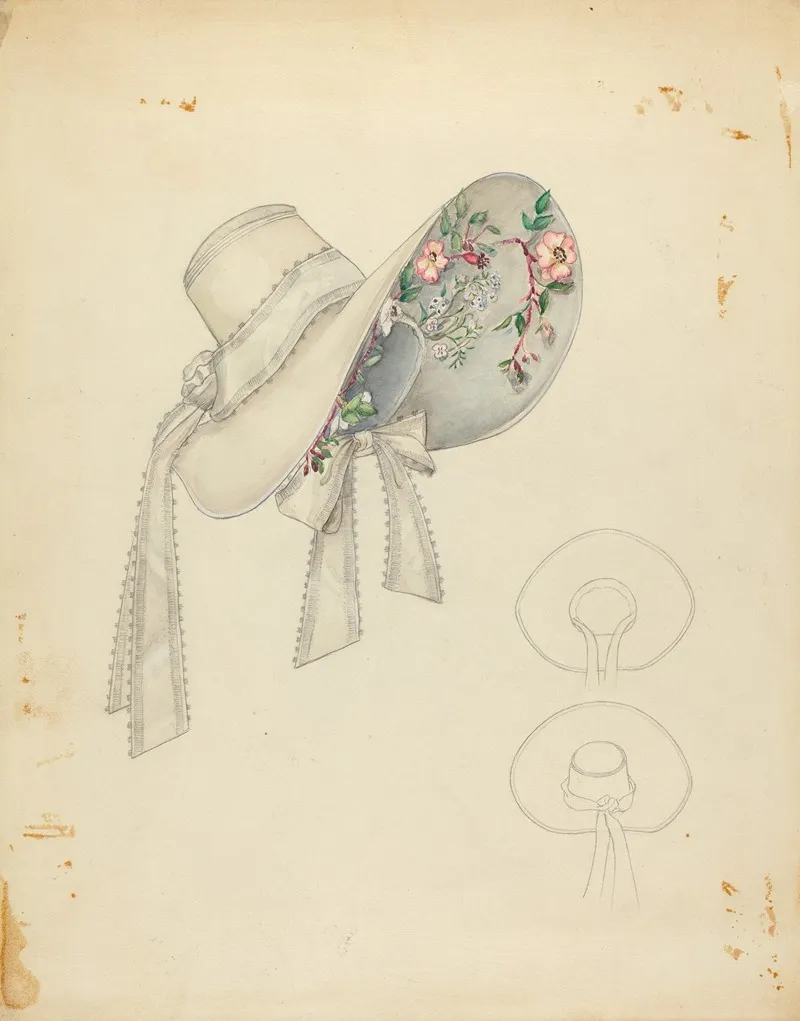 Wedding Bonnet 3 by Nancy Crimi - Canvas Print