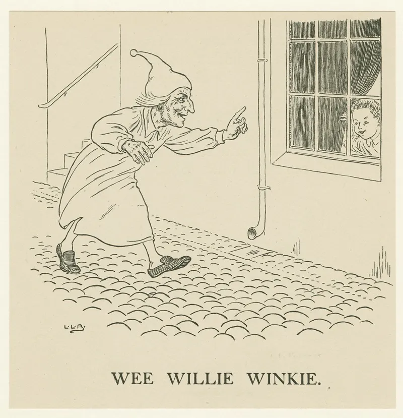 Wee Willie Winkie 3 by Leonard Leslie Brooke - Canvas Print