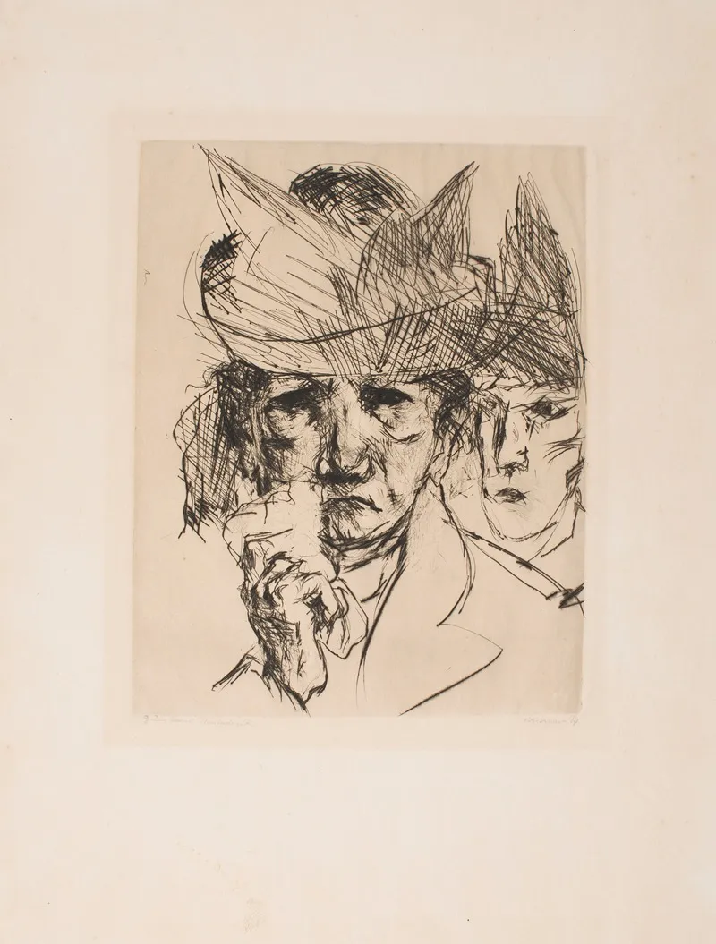 Weeping Woman by Max Beckmann - Canvas Print