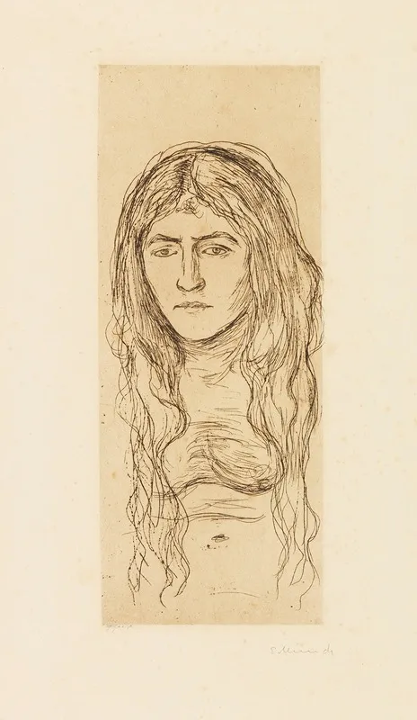 Weib Mit Langem Haar