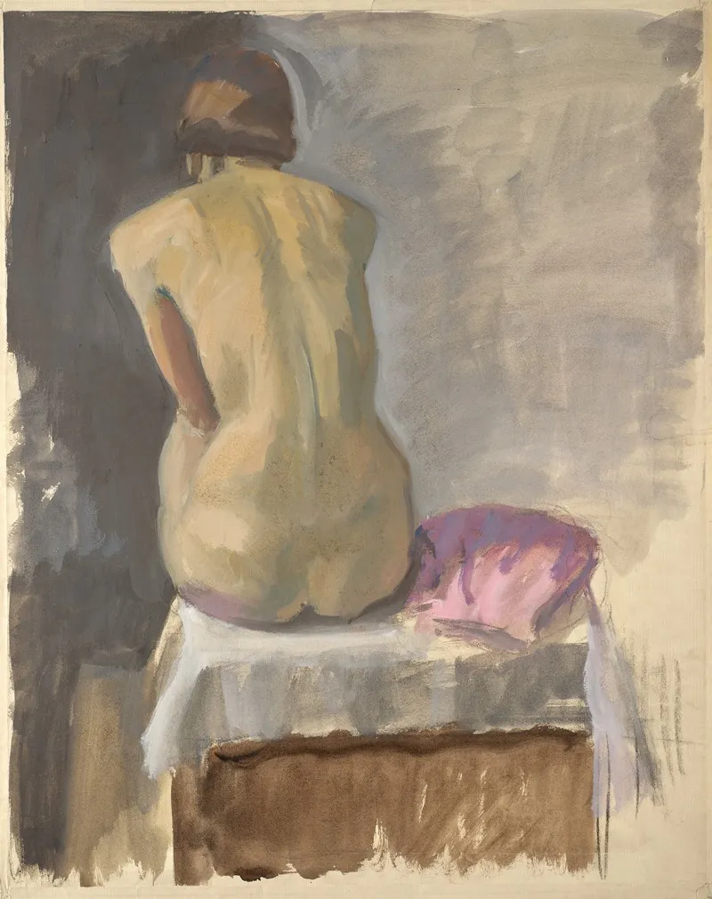 Weiblicher Ruckenakt 6