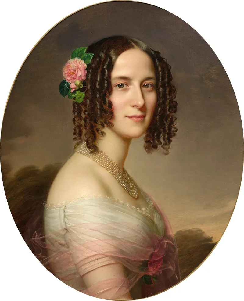 Weibliches Brustbild