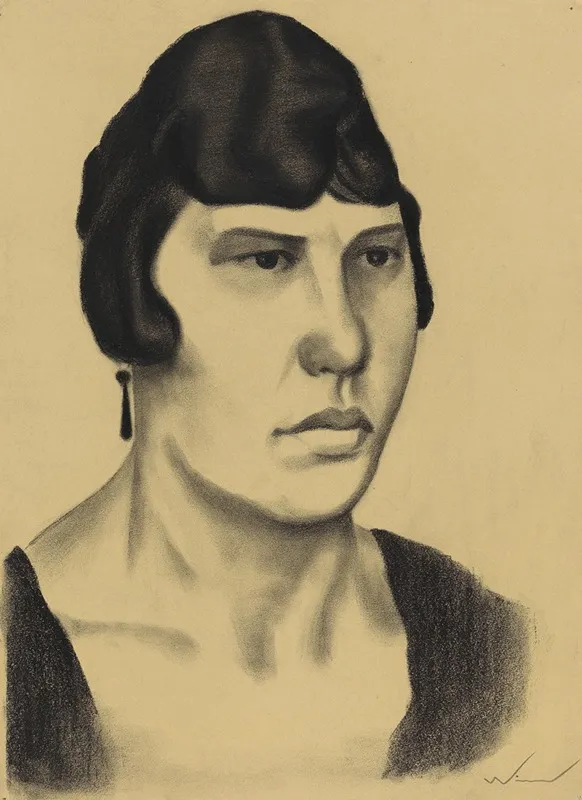 Weibliches Portrat Iv