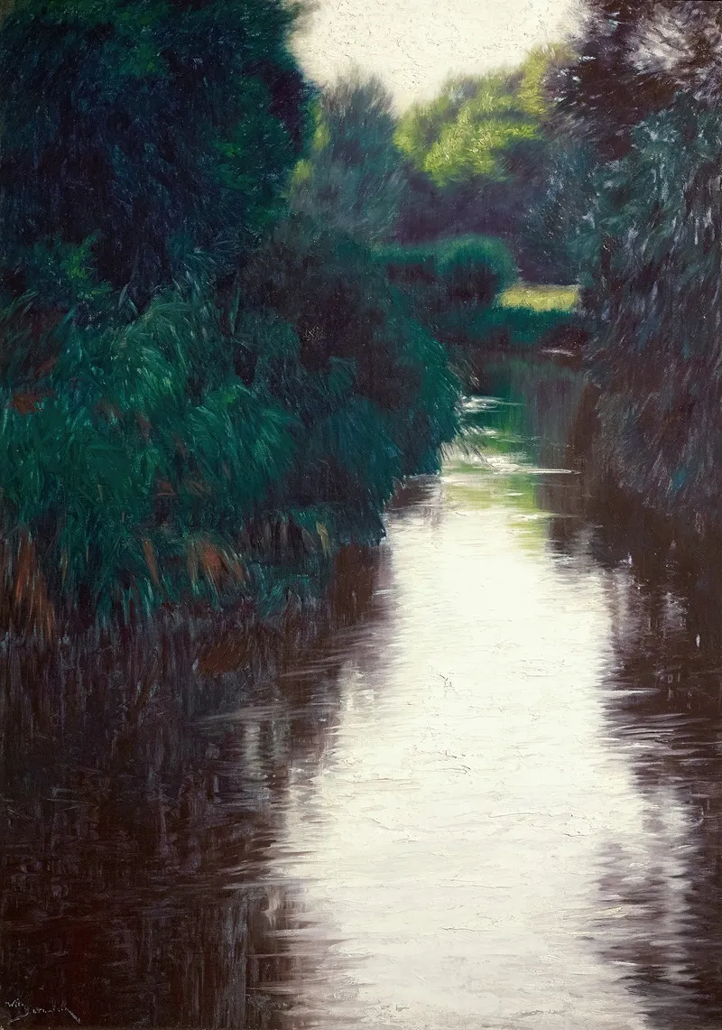 Weiher Datierung by Wilhelm Bernatzik - Canvas Print