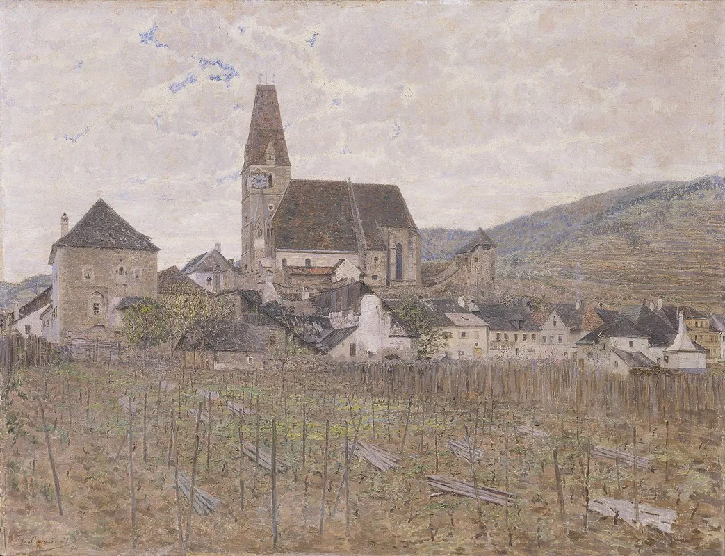 Weissenkirchen by Ludwig Sigmundt - Canvas Print