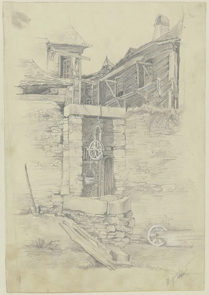 Well By A Farmhouse