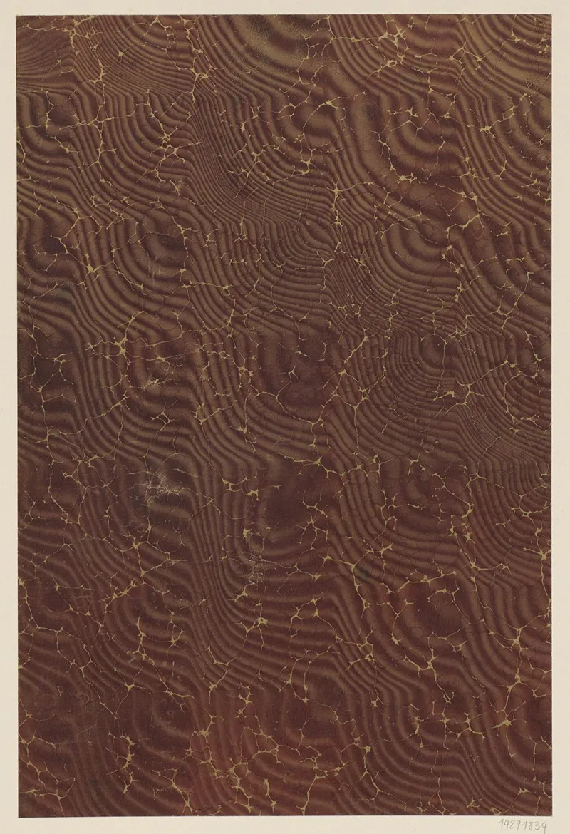 Wellenmarmorpapier 5