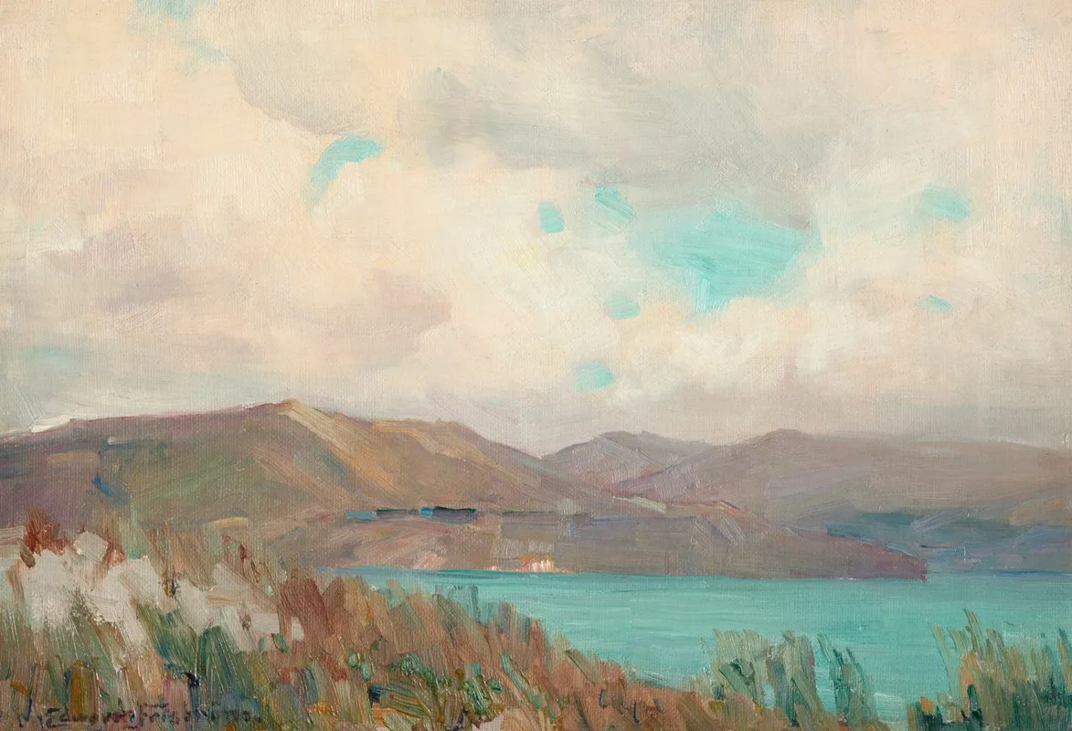 Wellington Harbour From Muritai by Edward Friström - Canvas Print