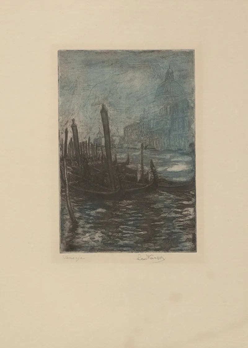 Wenecja 2 by Leon Kowalski - Canvas Print