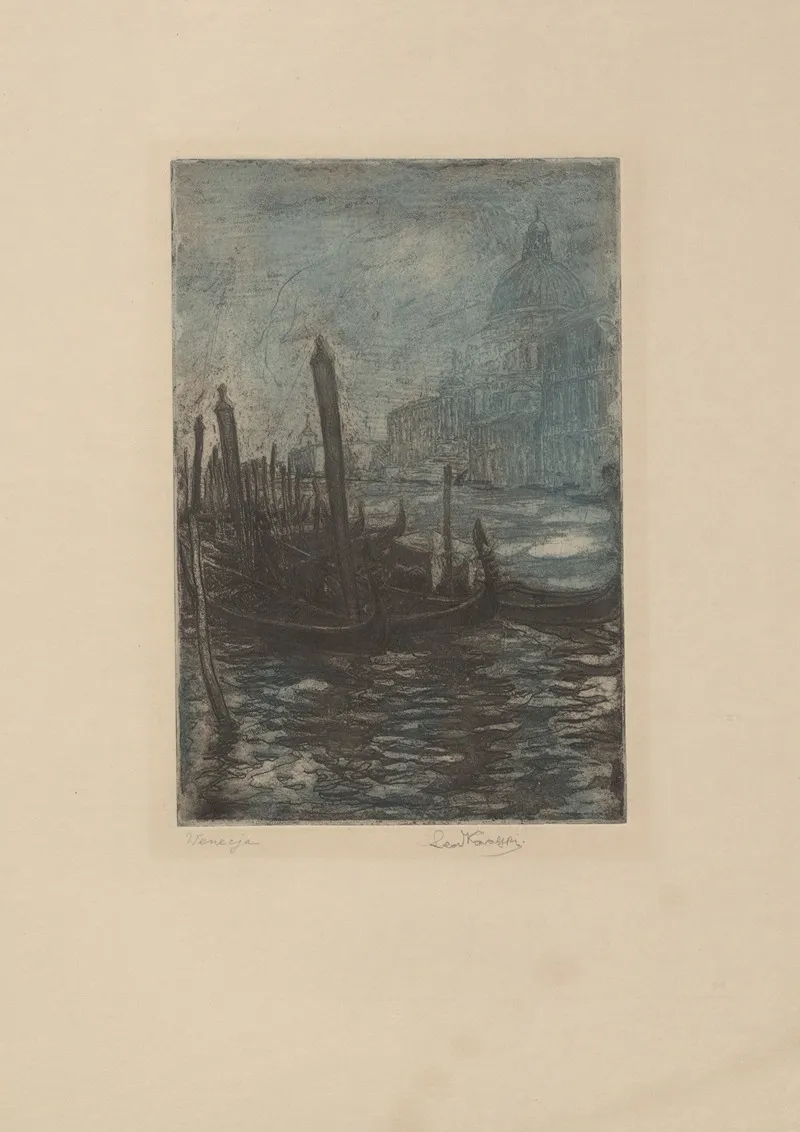 Wenecja by Leon Kowalski - Canvas Print
