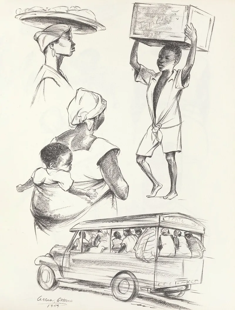 West Africa Vignettes Pl 17