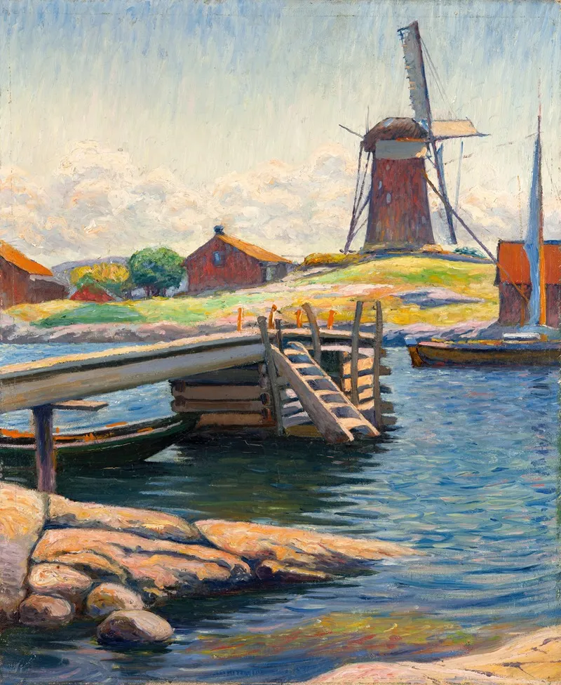 West Coast Marstrand by Olof Sager-Nelson - Canvas Print