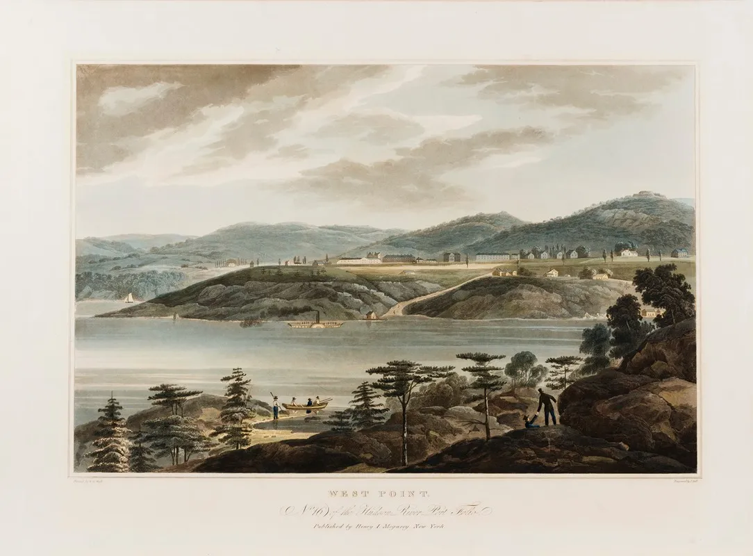 West Point 2 by William Guy Wall - Canvas Print