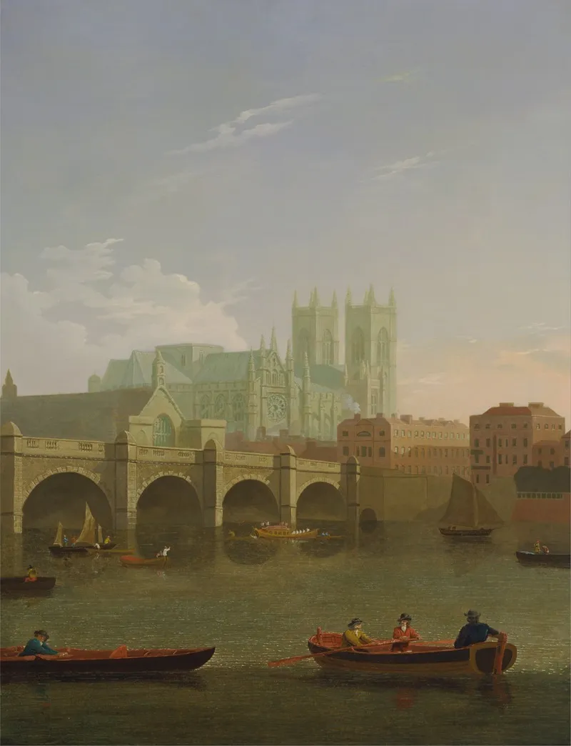 Westminster Abbey And Bridge