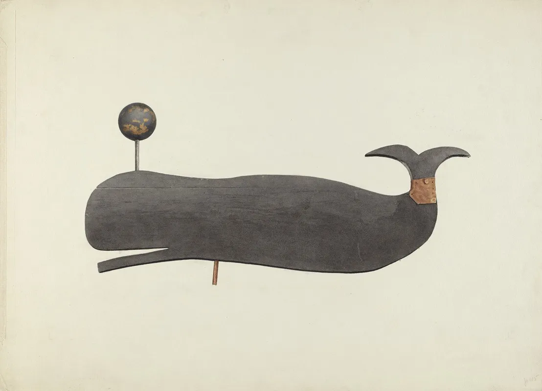 Whale Weather Vane 2