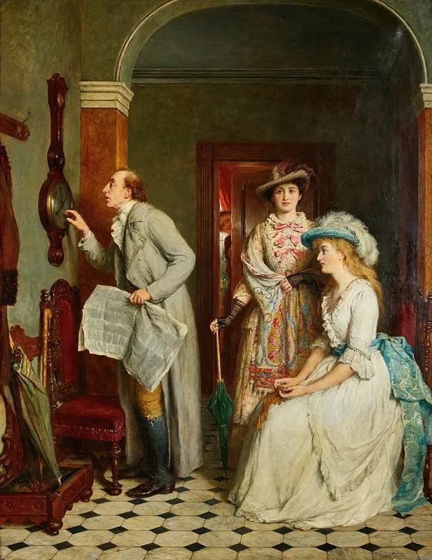 What Is Todays Weather by George Smith - Canvas Print