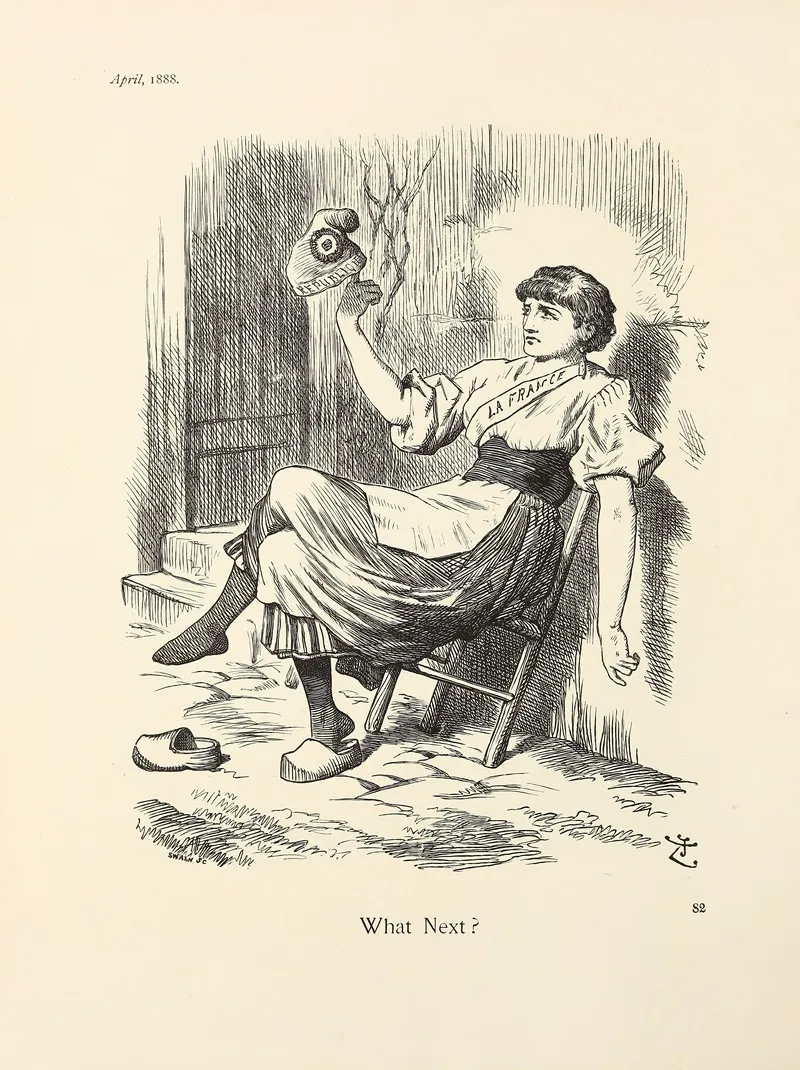 What Next by Sir John Tenniel - Canvas Print