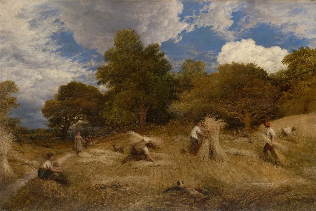 Wheat by John Linnell - Canvas Print