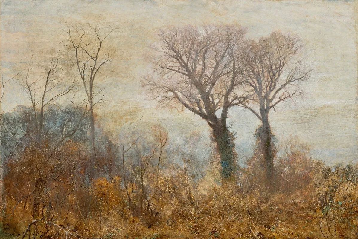 When Winters Wasteful Spite Was Almost Spent by John William North - Canvas Print