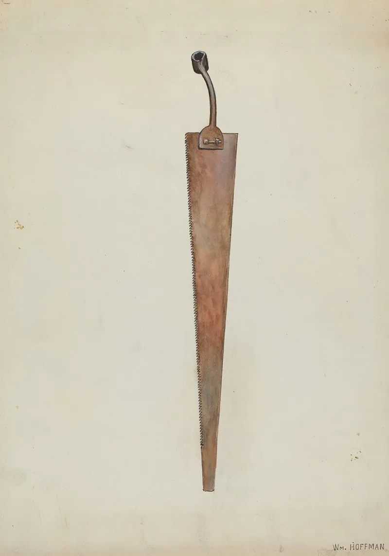 Whipsaw by William Hoffman - Canvas Print