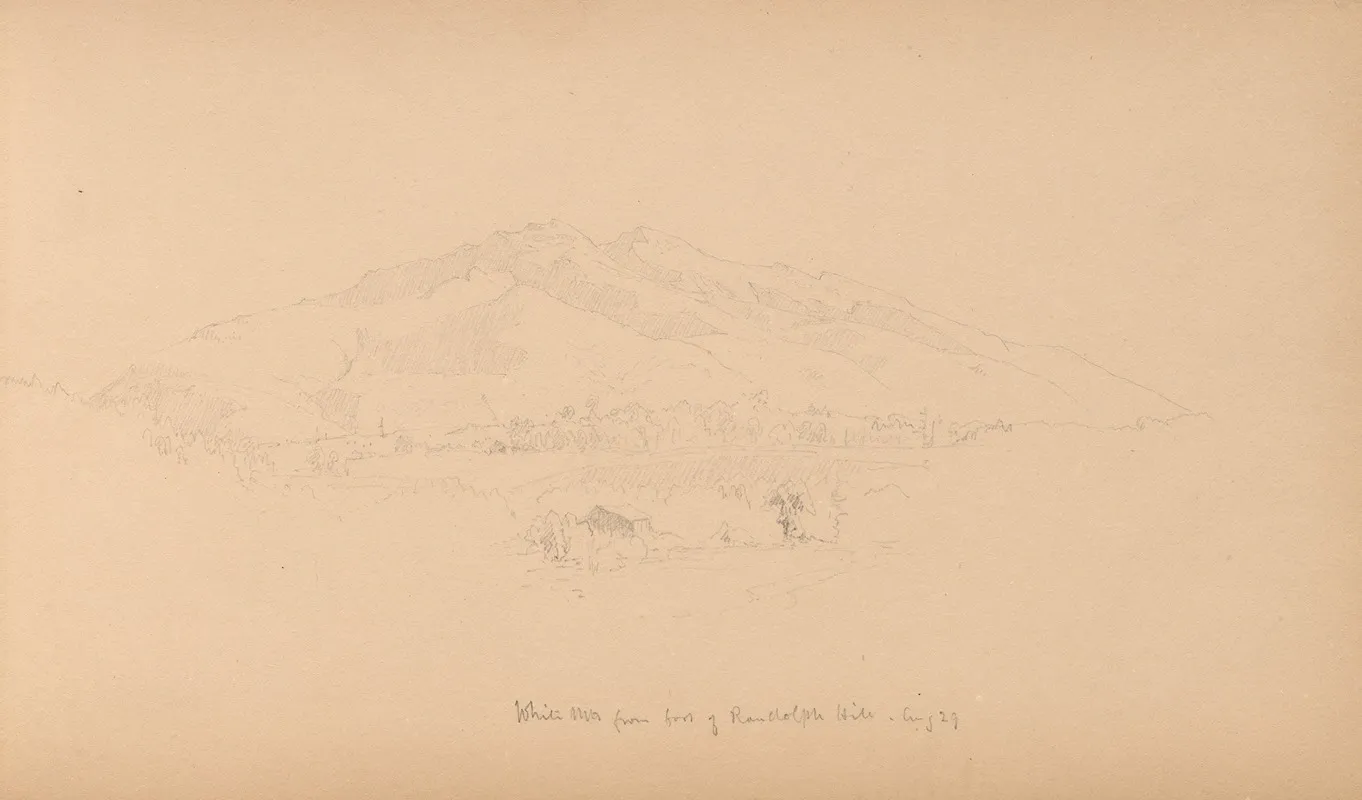 White Mountians From Foot Of Randolph Hill