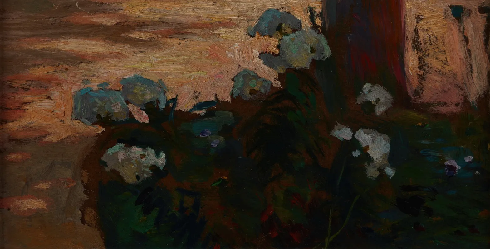 White Phloxes by Jan Stanisławski - Canvas Print