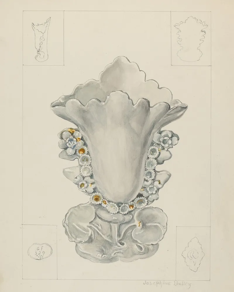 White Porcelain Vase