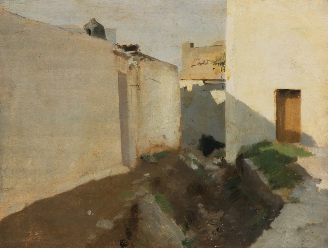White Walls In Sunlight Morocco