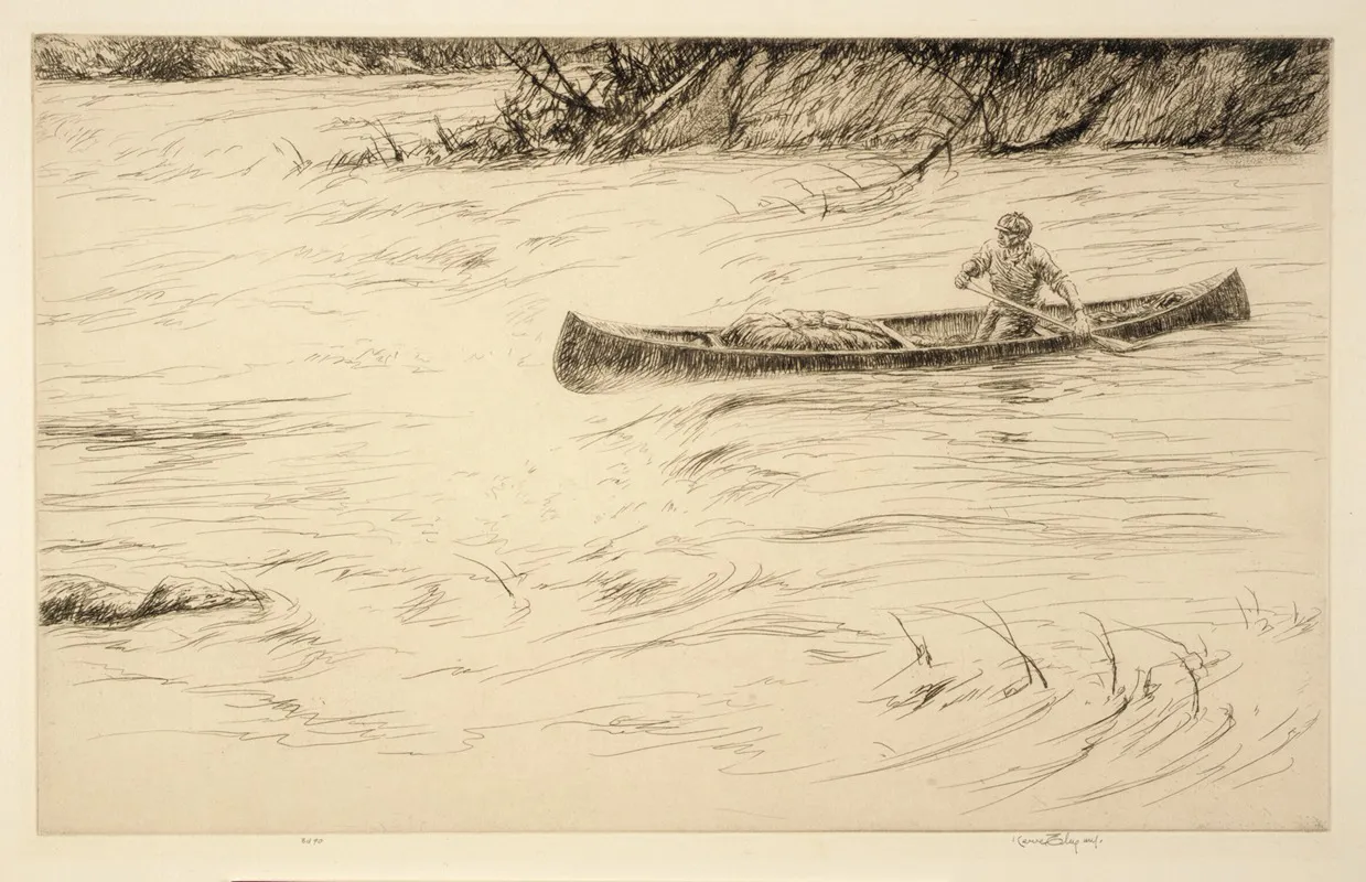 White Water by Kerr Eby - Canvas Print