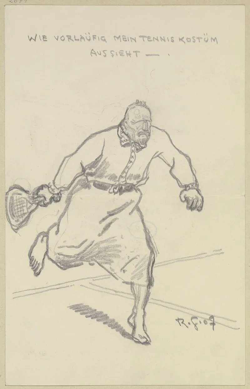 Wie Vorlaufig Mein Tenniskostum Aussieht