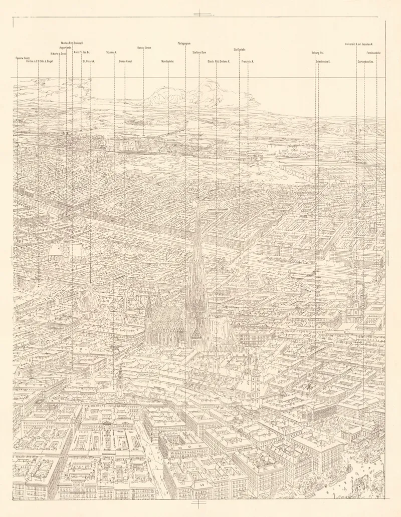 Wien by Ed Hölzel - Canvas Print