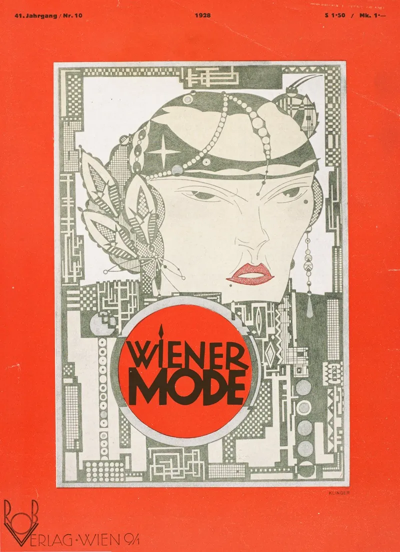 Wiener Mode by Julius Klinger - Canvas Print