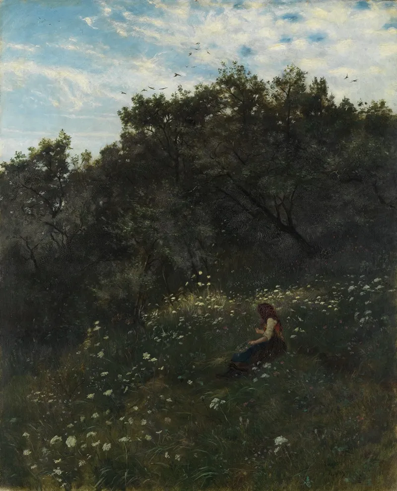 Wiesenhang by Albert Lang - Canvas Print