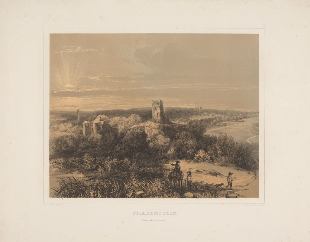 Wilhelmstein Chateau Fort En Ruines