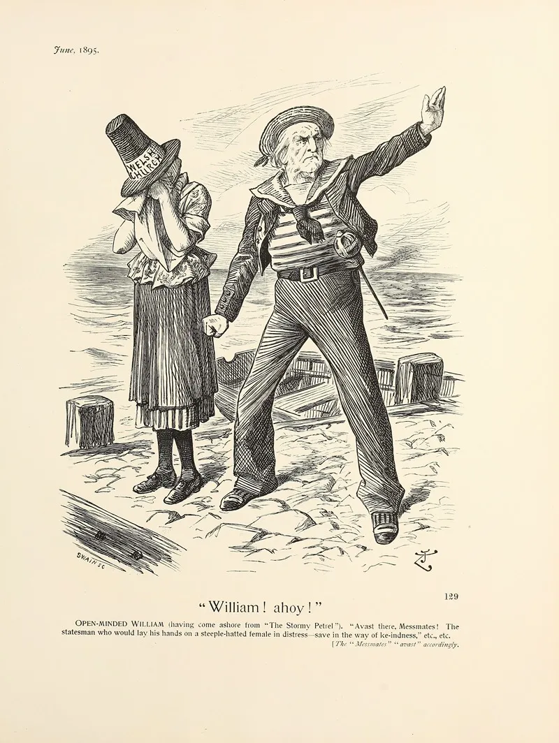 William Ahoy by Sir John Tenniel - Canvas Print