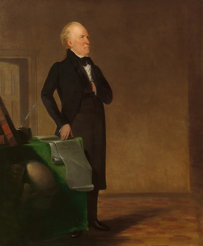 William Clark by George Catlin - Canvas Print