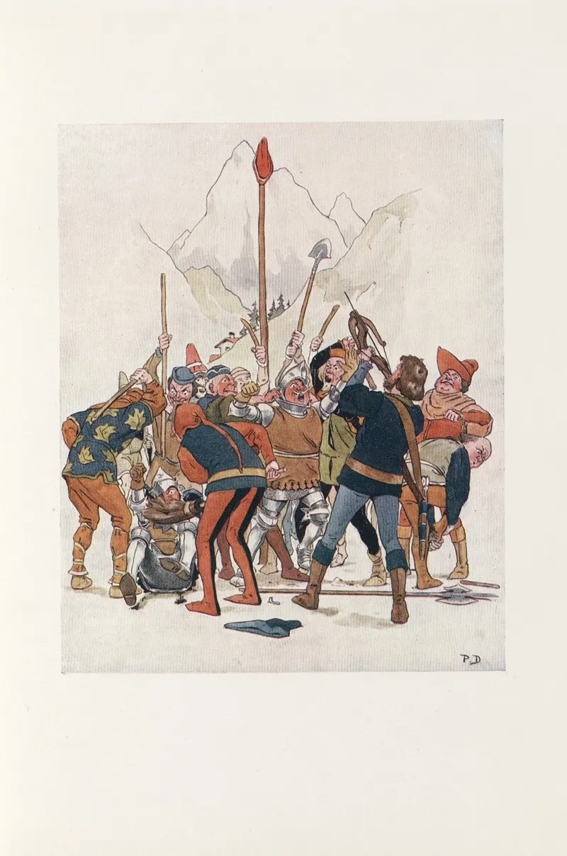 William Tell Told Again Pl 08 by Philip Dadd - Canvas Print